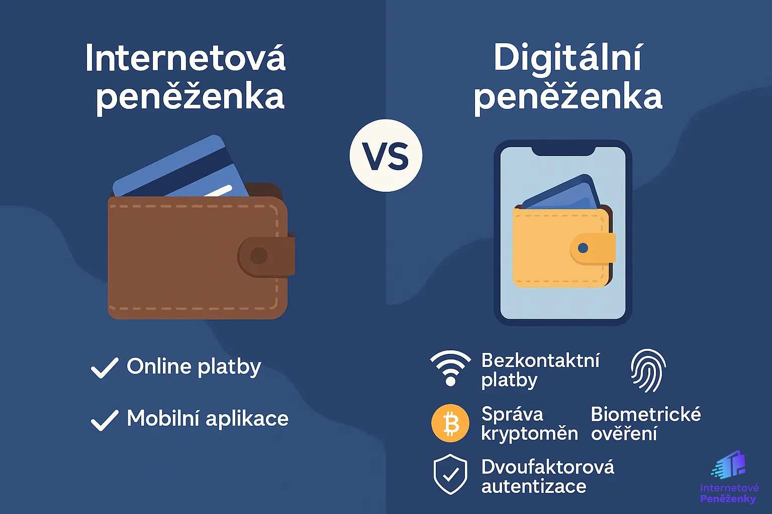 Internetová peněženka vs. digitální peněženka: Jaký je mezi nimi rozdíl?