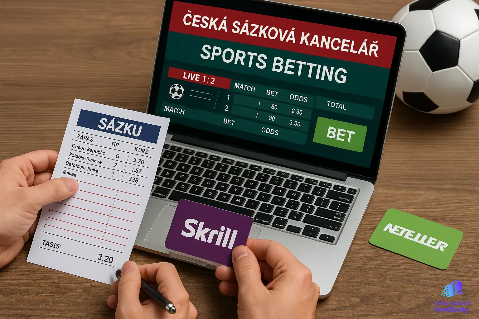 Přehled licencovaných českých sázkovek - podpora Skrill a Neteller přehledně