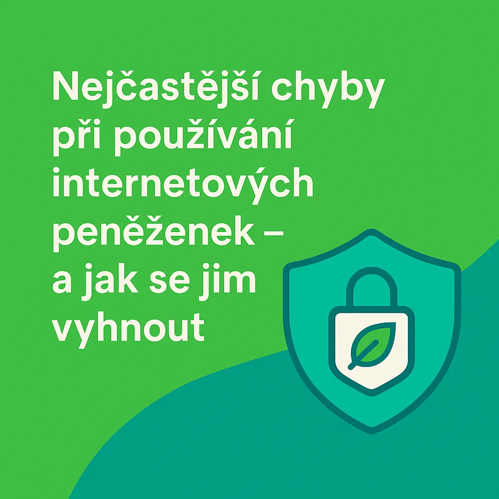 nejcastejsi chyby pri pouzivani internerovych penezenek