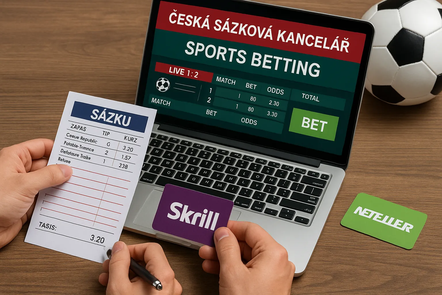 České sázkové kanceláře Neteller skrill