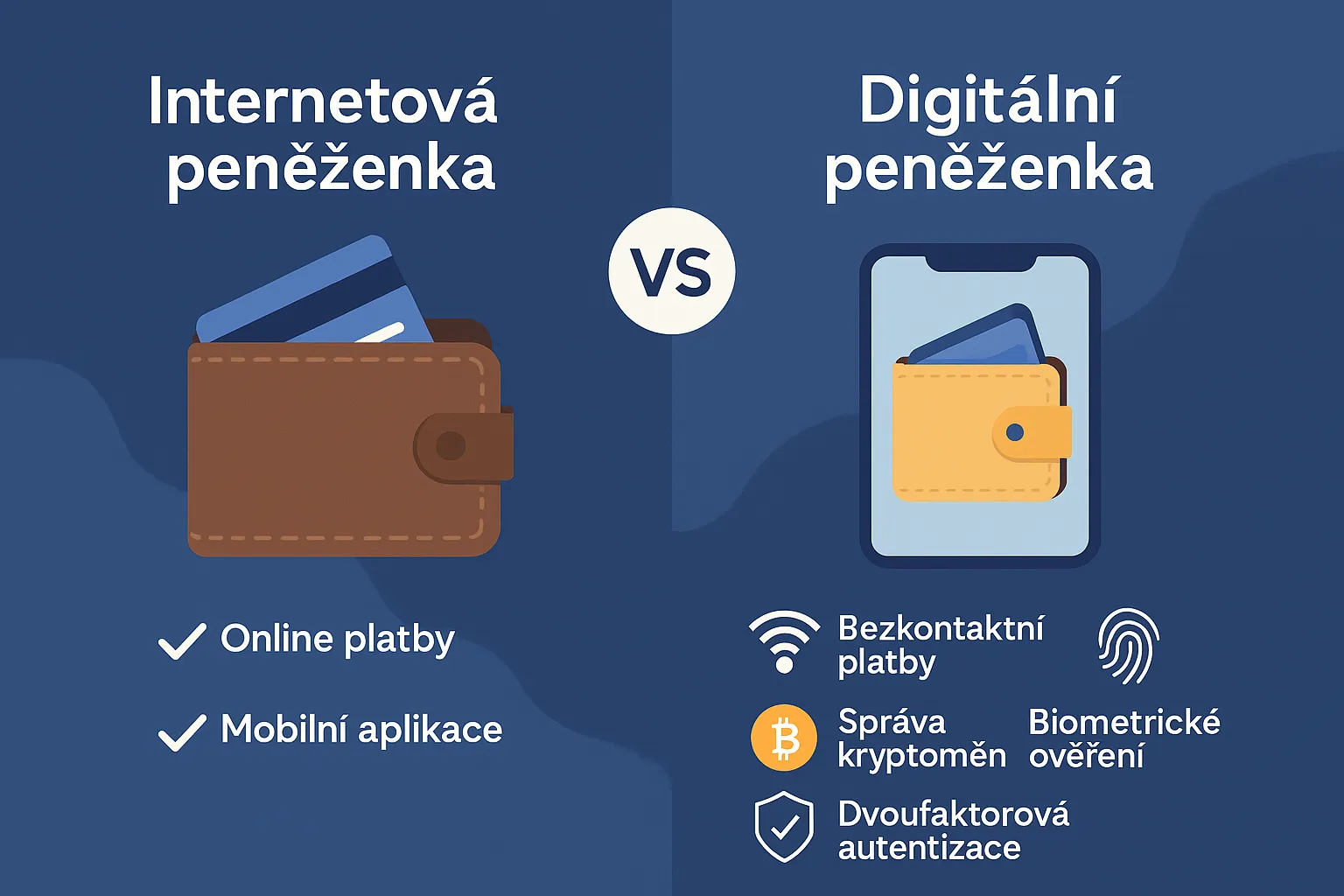 internetova vs digitalni penezenka